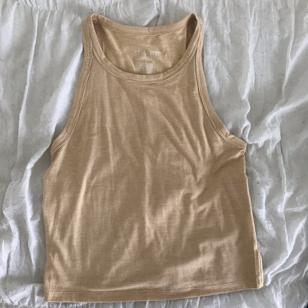 NWOT AEO striped tank top